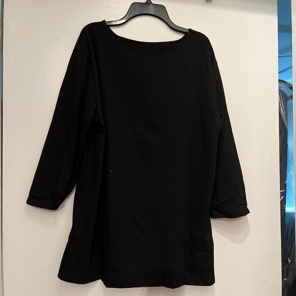 Black Top (Size Large / New Without Tags) - Picture 3 of 10